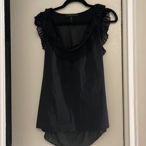 BCBG ruffle tank